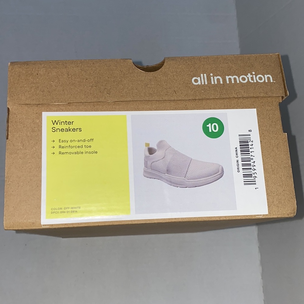All In Motion Seaker slip on comfort size 10 off white - Picture 5 of 11